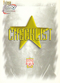 Checklist Liverpool 1999 Futera Fans' Selection #99